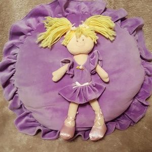 NWT Velvet Ballerina Pillow